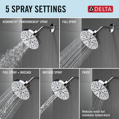 Delta Nicoli Monitor 14 Series H2Okinetic Shower - 142749