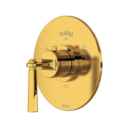 Rohl Modelle 3/4" Thermostatic Trim Without Volume Control With Lever Handle - TMD13W1LM