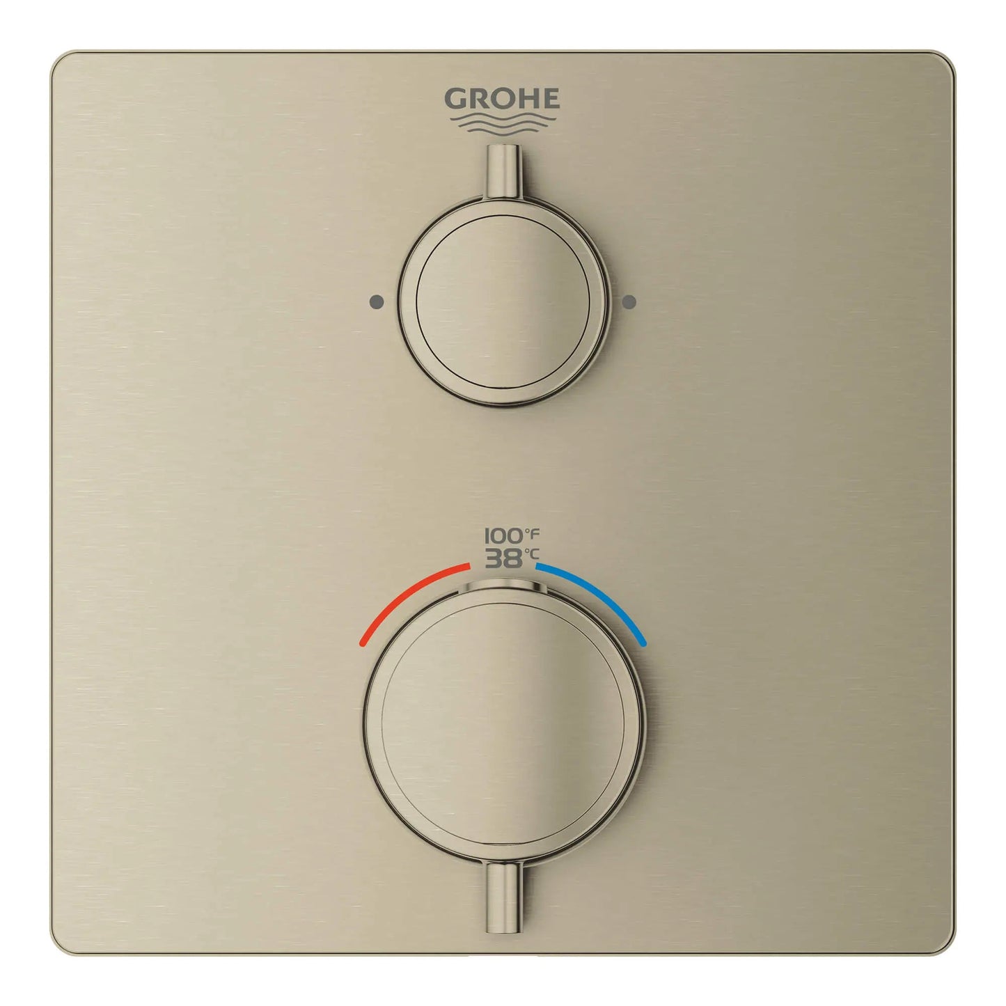 Grohe Grohtherm Dual Function 2-Handle Thermostatic Valve Trim - 24111