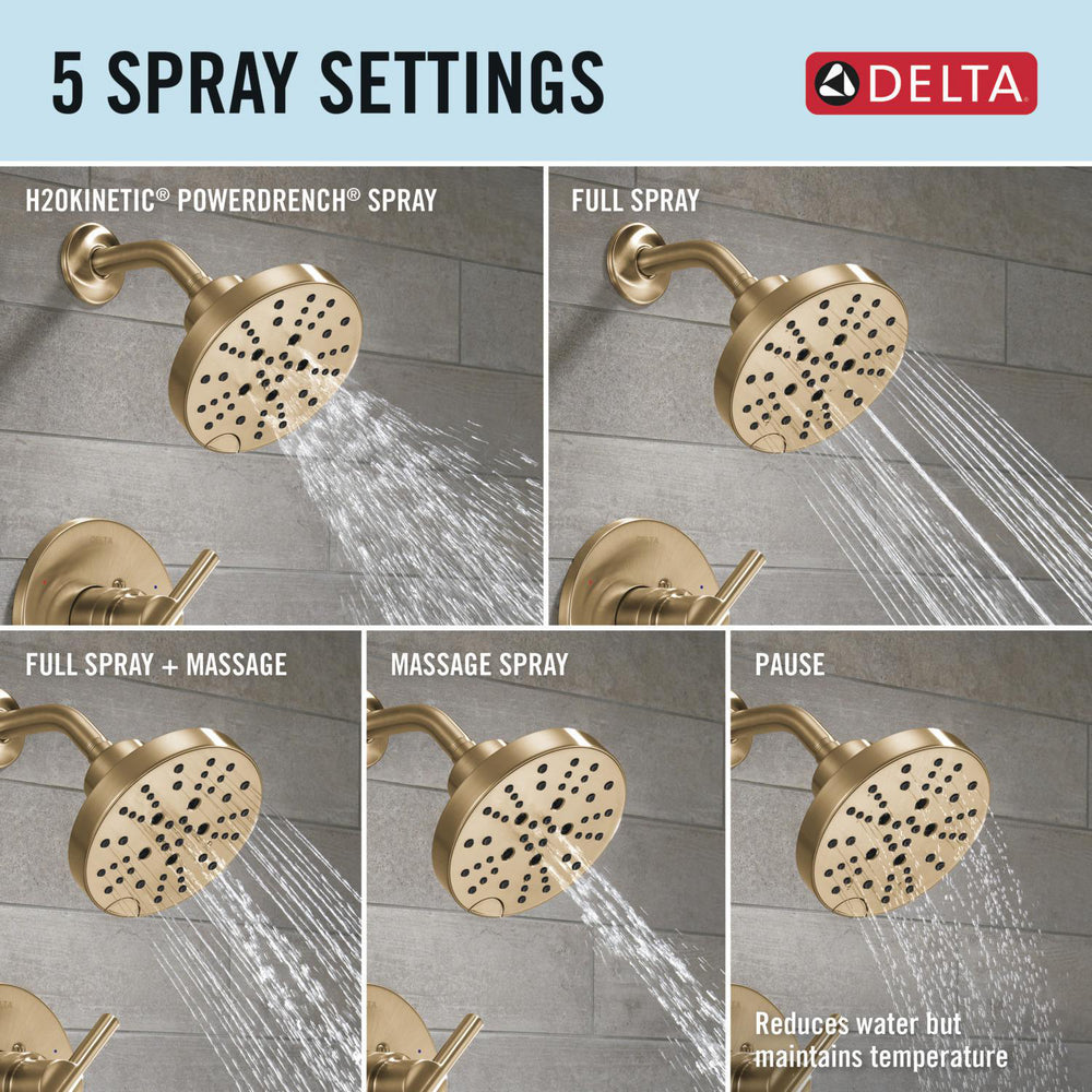 Delta Nicoli Monitor 14 Series H2Okinetic Tub and Shower - 144749