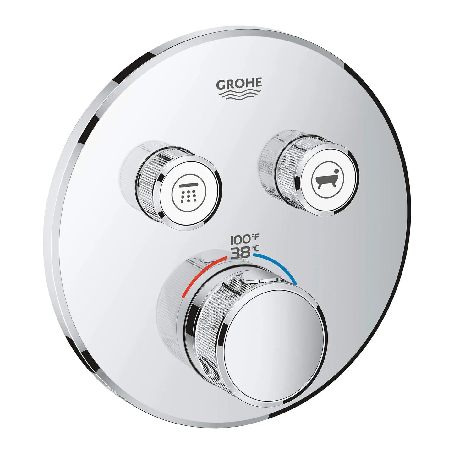 Grohe Grohtherm SmartControl Dual Function Thermostatic Valve Trim - 29137