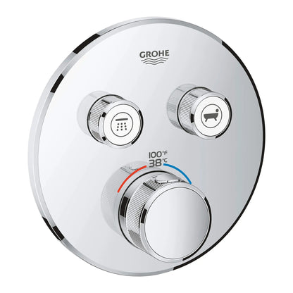 Grohe Grohtherm SmartControl Dual Function Thermostatic Valve Trim - 29137
