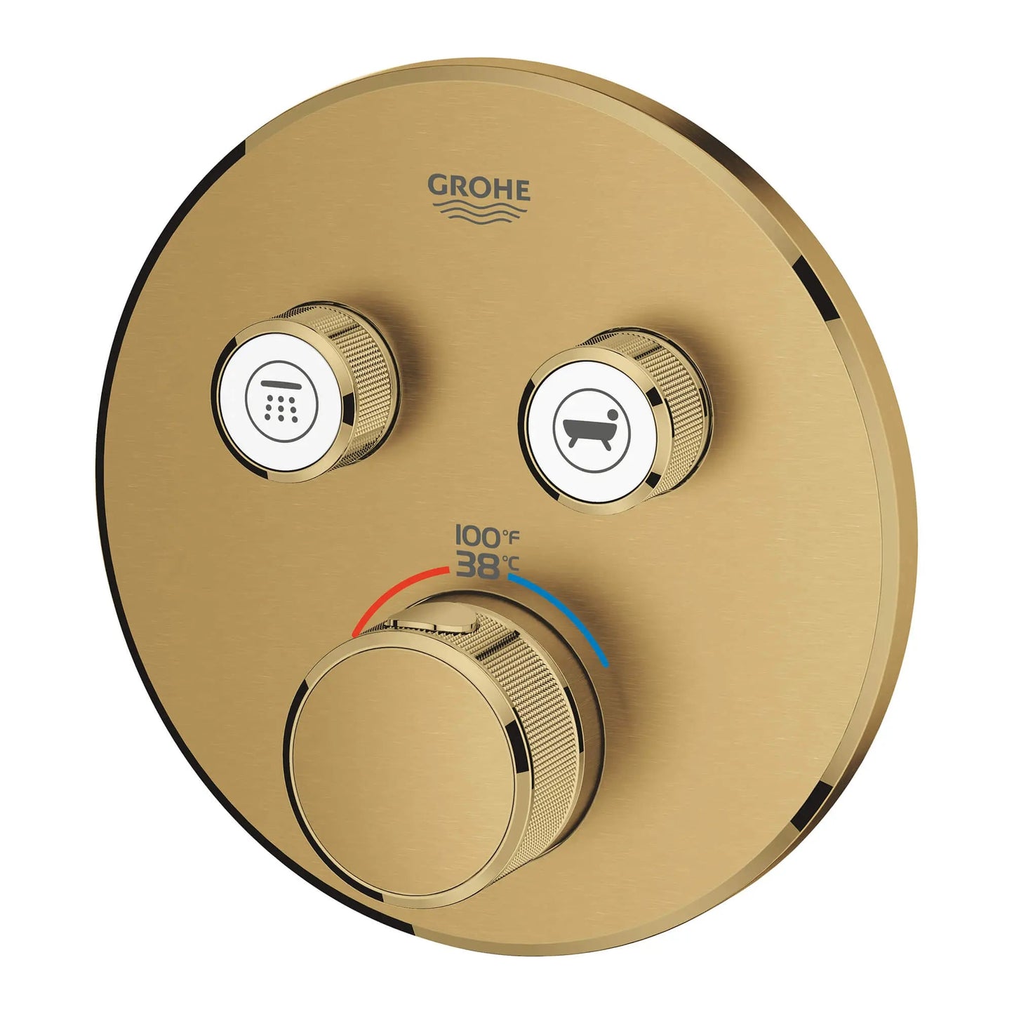 Grohe Grohtherm SmartControl Dual Function Thermostatic Valve Trim - 29137