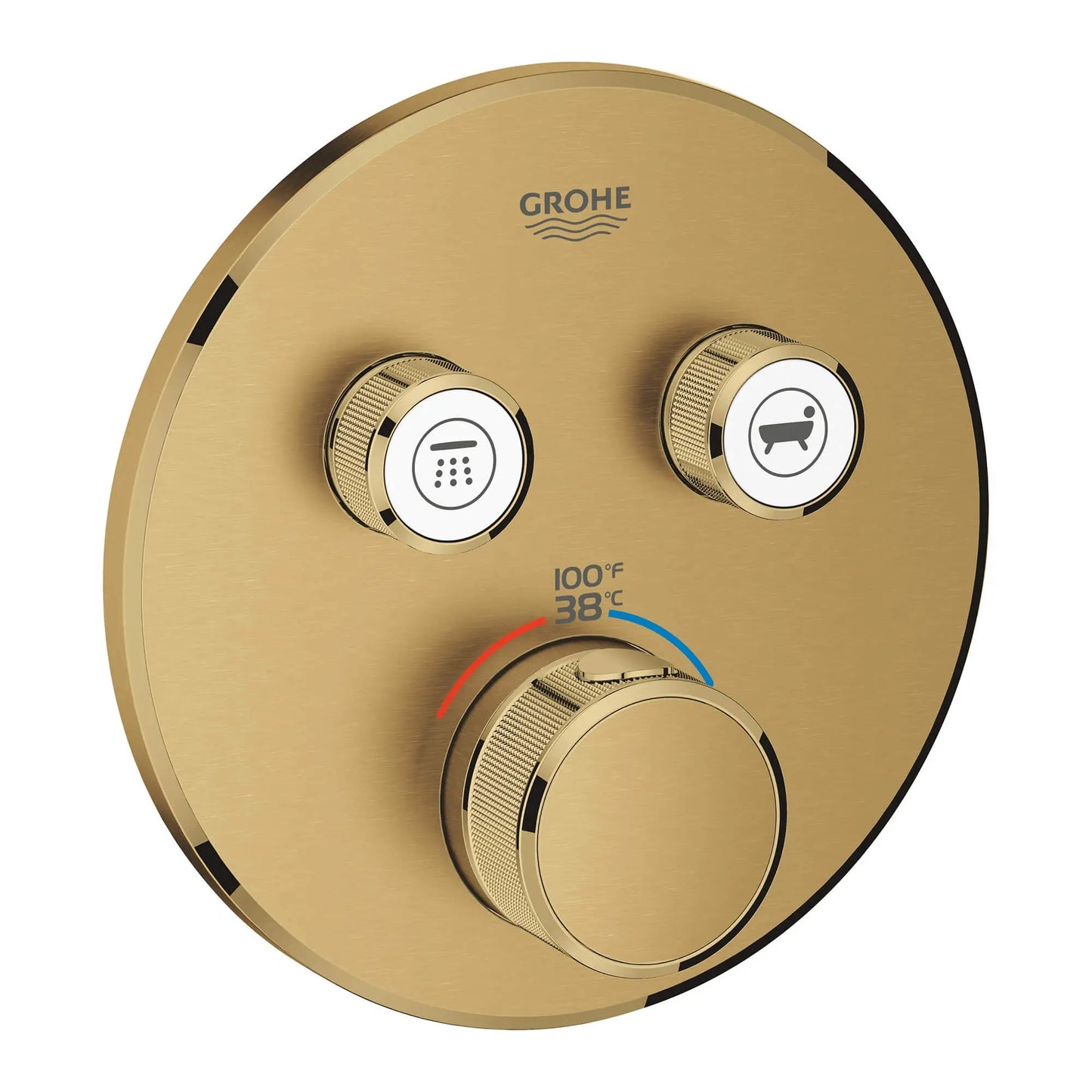 Grohe Grohtherm SmartControl Dual Function Thermostatic Valve Trim - 29137