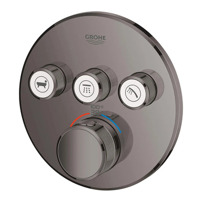 Grohe Grohtherm SmartControl Triple Function Thermostatic Valve Trim - 29138