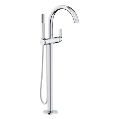 Grohe Defined Single-Handle Freestanding Tub Faucet with 1.75 GPM Hand Shower