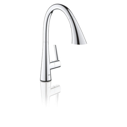 Grohe Single-Handle Pull Down Kitchen Faucet Triple Spray 6.6 L/min (1.75 gpm) with Touch Technology - 30205