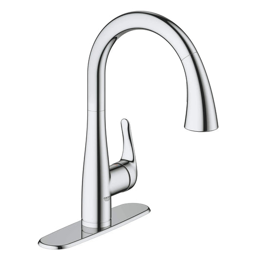 Grohe Single-Handle Pull Down Kitchen Faucet Dual Spray 6.6 L/min (1.75 gpm) - 30211