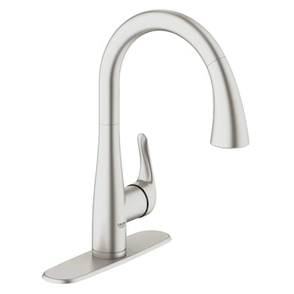 Grohe Single-Handle Pull Down Kitchen Faucet Dual Spray 6.6 L/min (1.75 gpm) - 30211