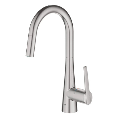 Grohe Zedra Single-Handle Pull Down Kitchen Faucet Dual Spray 6.6 L/Min (1.75 GPM)