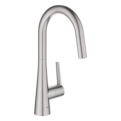 Grohe Zedra Single-Handle Pull Down Kitchen Faucet Dual Spray 6.6 L/Min (1.75 GPM)
