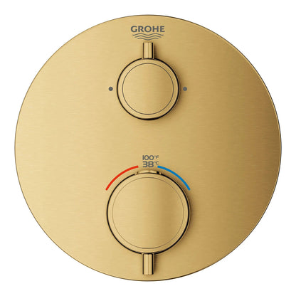 Grohe Grohtherm Dual Function 2-Handle Thermostatic Valve Trim - 24133