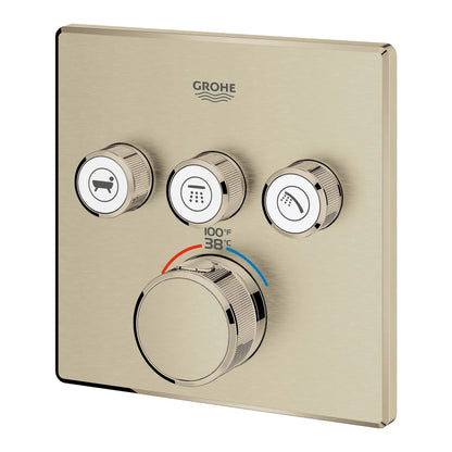 Grohe Grohtherm Smartcontrol Triple Function Thermostatic Valve Trim - 29142