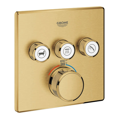 Grohe Grohtherm Smartcontrol Triple Function Thermostatic Valve Trim - 29142