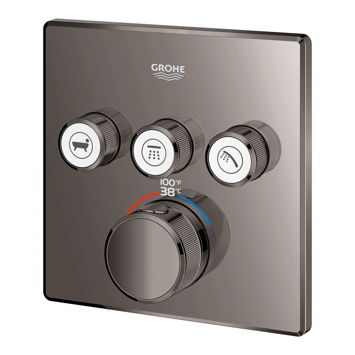 Grohe Grohtherm Smartcontrol Triple Function Thermostatic Valve Trim - 29142