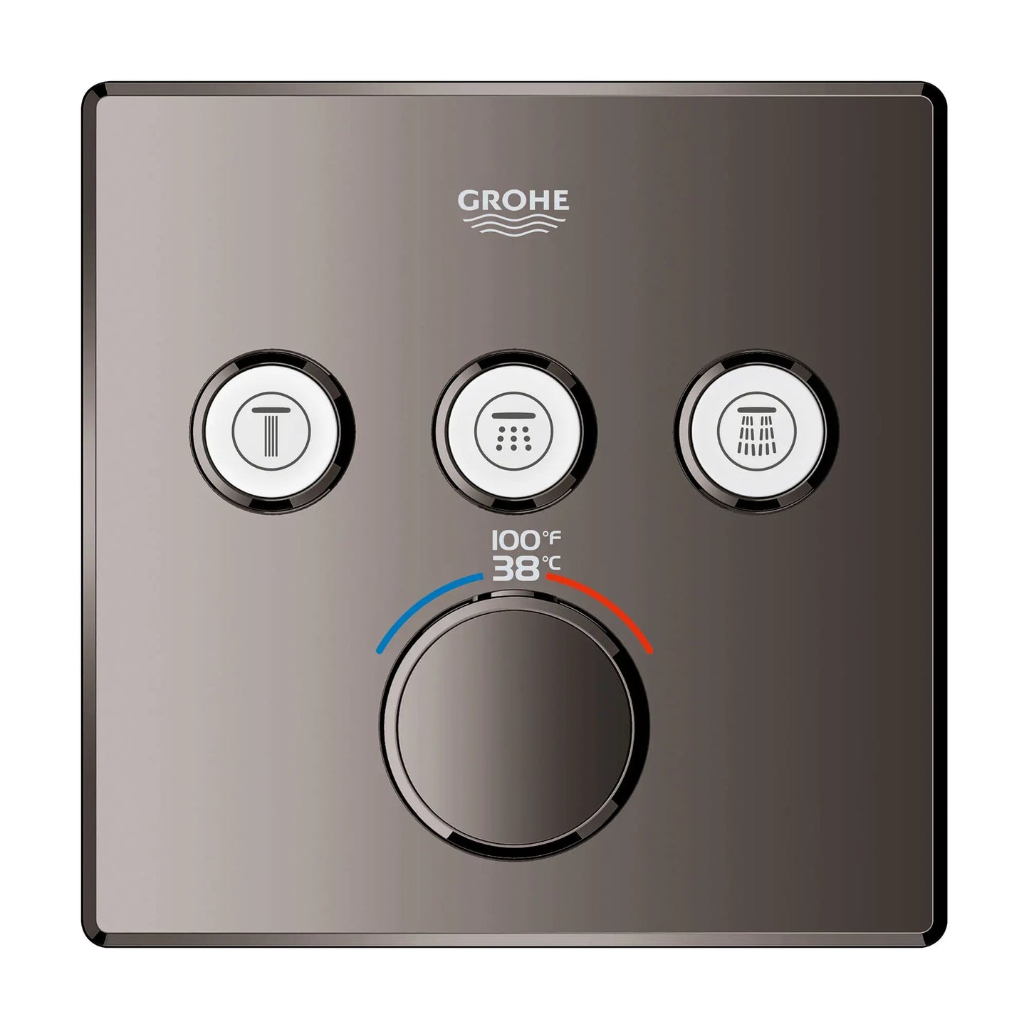 Grohe Grohtherm Smartcontrol Triple Function Thermostatic Valve Trim - 29142