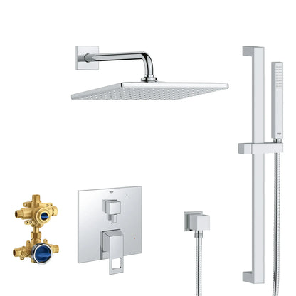 Grohe Eurocube 2-Handle Pressure Balance Rainshower Bundle
