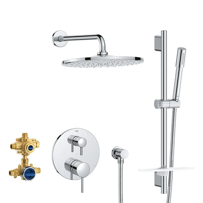 Grohe Timeless 2-Handle Pressure Balance Rainshower Bundle