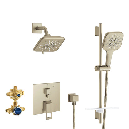 Grohe Eurocube 2-Handle Pressure Balance Rainshower Bundle 29433