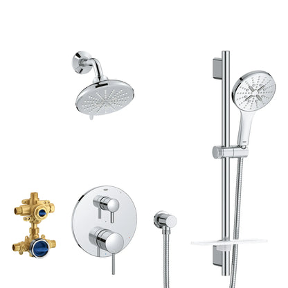 Grohe Timeless 2-Handle Pressure Balance Rainshower Bundle 29431
