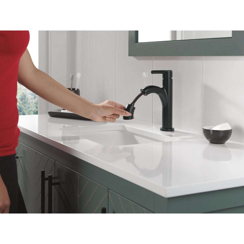 Delta Single Handle Pull-Down Bathroom Faucet - 15749LF