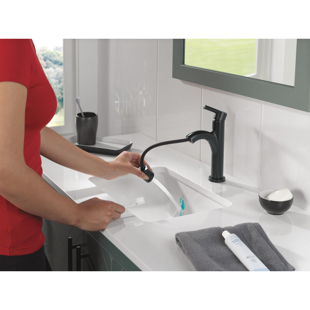 Delta Single Handle Pull-Down Bathroom Faucet - 15749LF