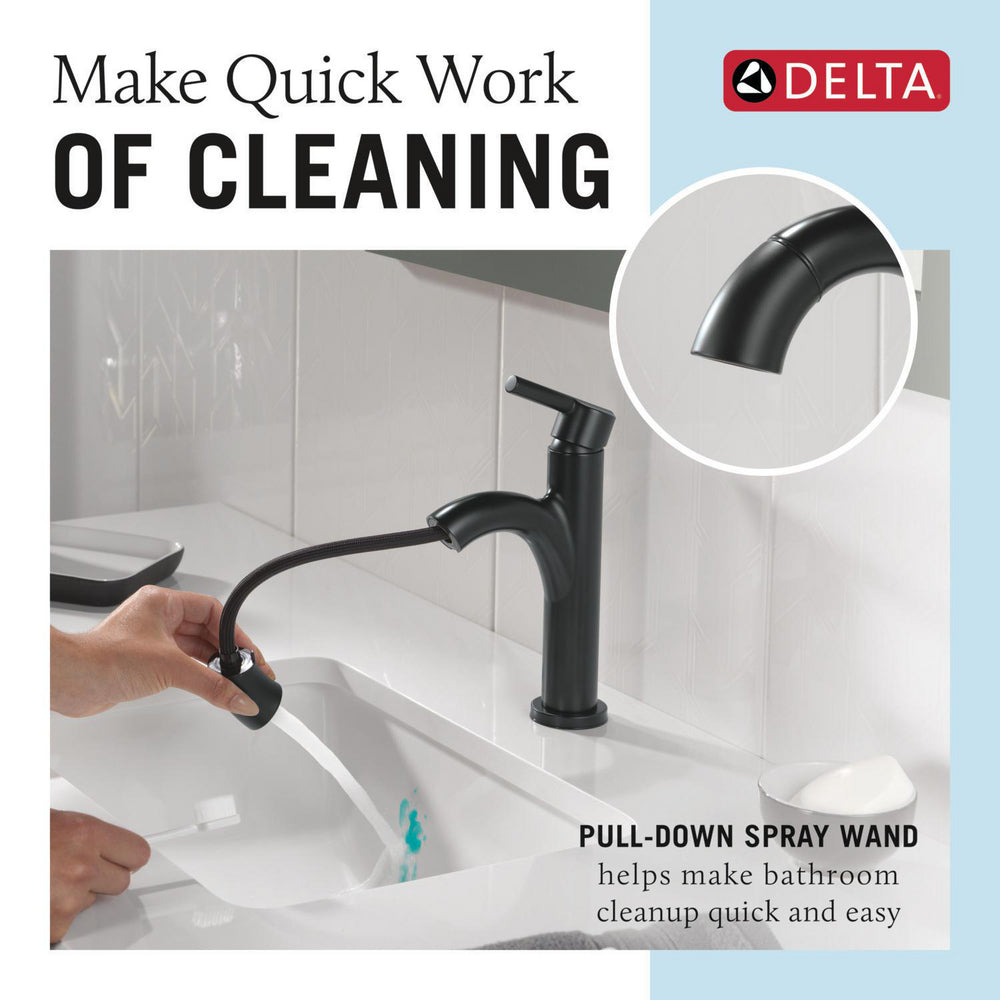 Delta Single Handle Pull-Down Bathroom Faucet - 15749LF