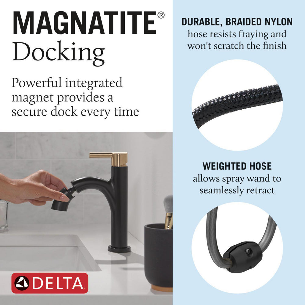 Delta Single Handle Pull-Down Bathroom Faucet - 15749LF