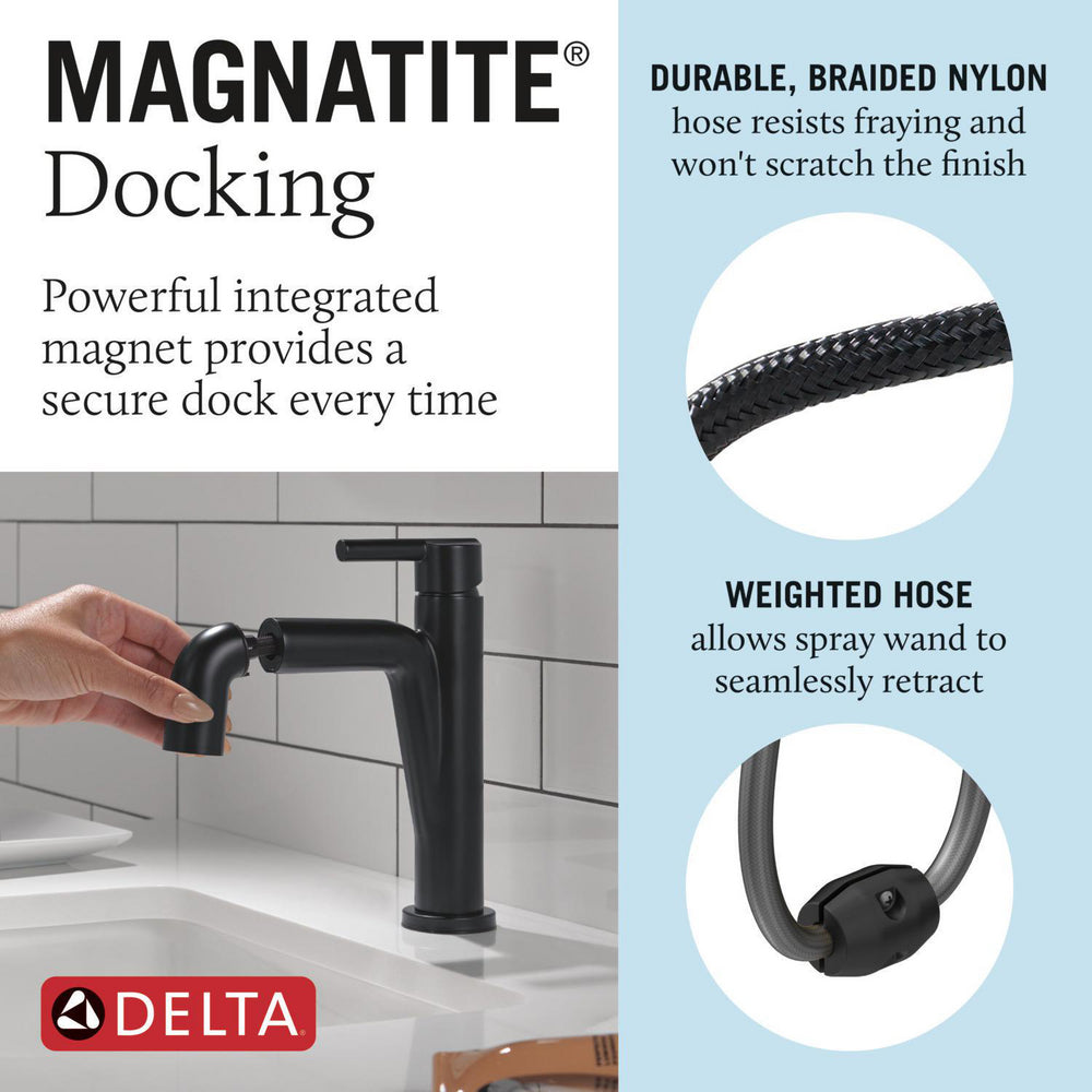 Delta Single Handle Pull-Down Bathroom Faucet - 15849LF