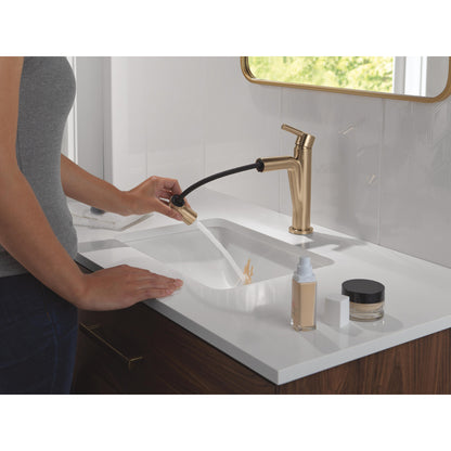 Delta Single Handle Pull-Down Bathroom Faucet - 15849LF