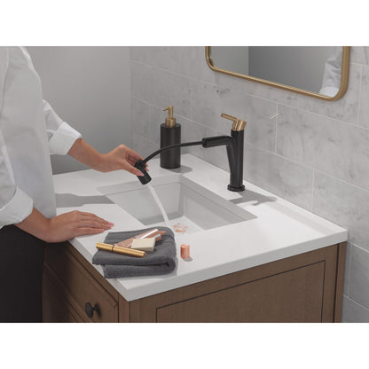 Delta Single Handle Pull-Down Bathroom Faucet - 15849LF