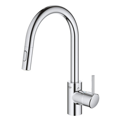 Grohe Single-Handle Pull Down Kitchen Faucet Dual Spray 5.7 L/min (1.5 gpm) - 31349
