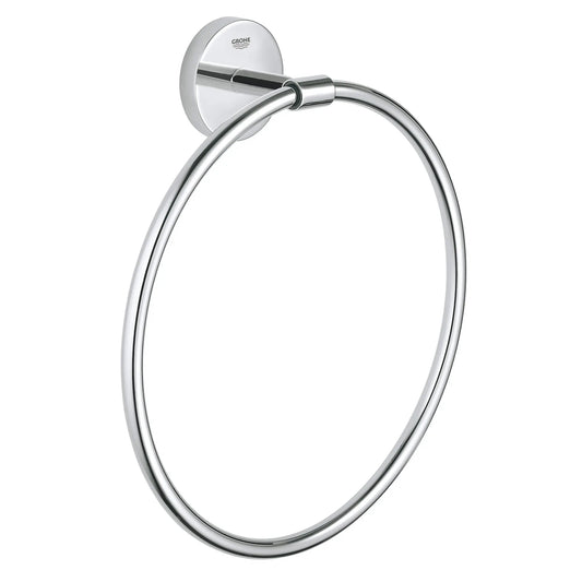 Grohe Bau Cosmopolitan 8" Towel Ring - 40460
