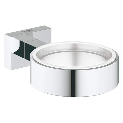 Grohe Essentials Cube Holder For Glass, Soap Dish Or Soap Dispenser - 40508