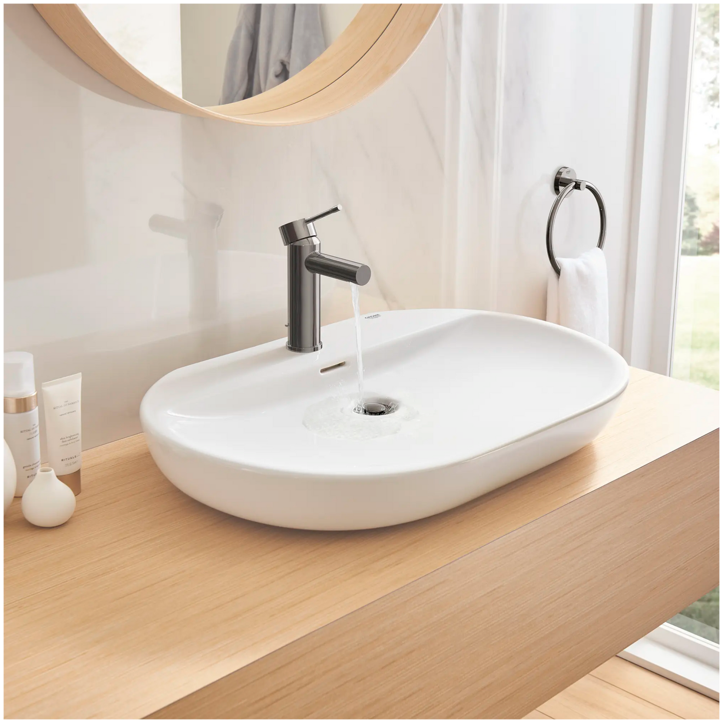 Grohe Essence Single Hole Bathroom Faucet - Eunoia 