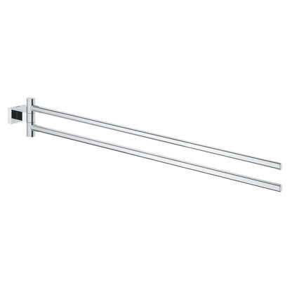 Grohe Essentials Cube 18" Double Towel Bar - 40624001
