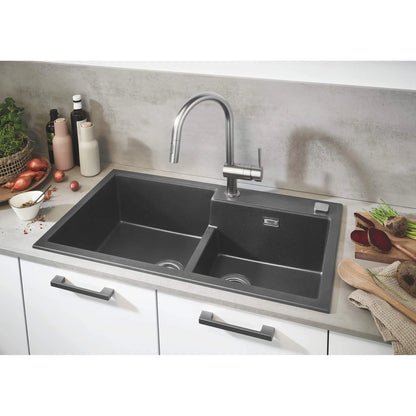 Grohe Minta Single-Handle Pull Down Kitchen Faucet Dual Spray 1.75 gpm - 31378