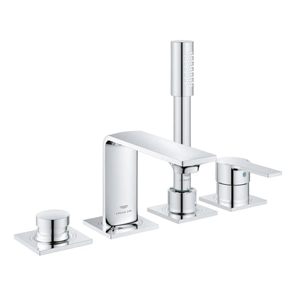 Grohe Allure New 4-Hole Single-Handle Deck Mount Roman Tub Faucet With 1.75 GPM Hand Shower