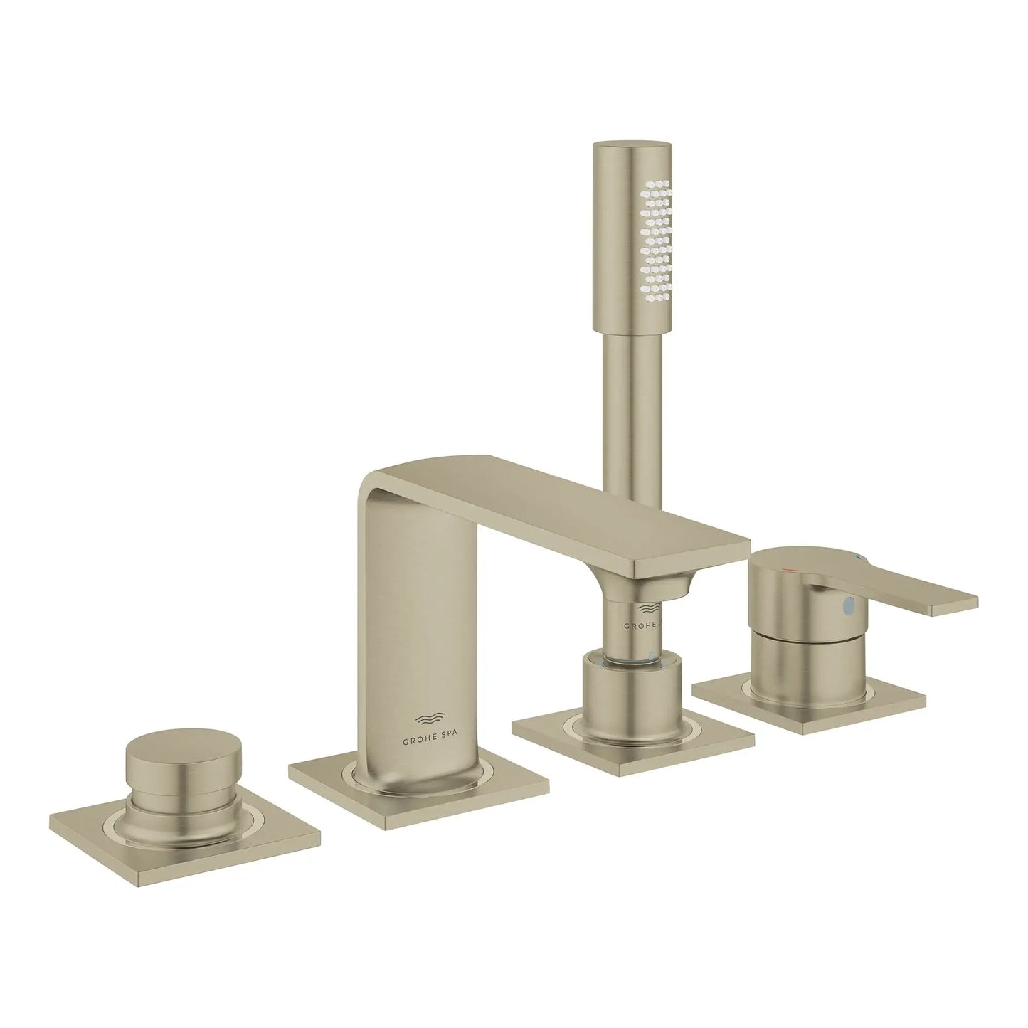 Grohe Allure New 4-Hole Single-Handle Deck Mount Roman Tub Faucet With 1.75 GPM Hand Shower