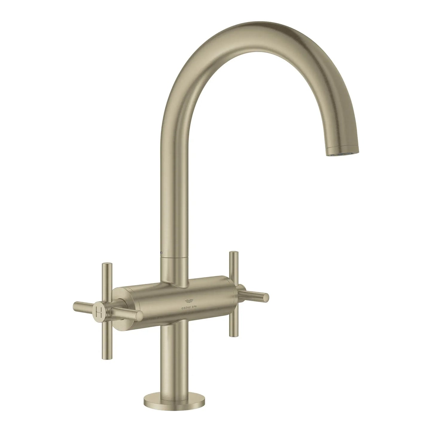 Grohe Atrio New Single Hole Two-Handle L-Size Bathroom Faucet without Handles, 1.2 GPM (4.5 L/min) - 21146
