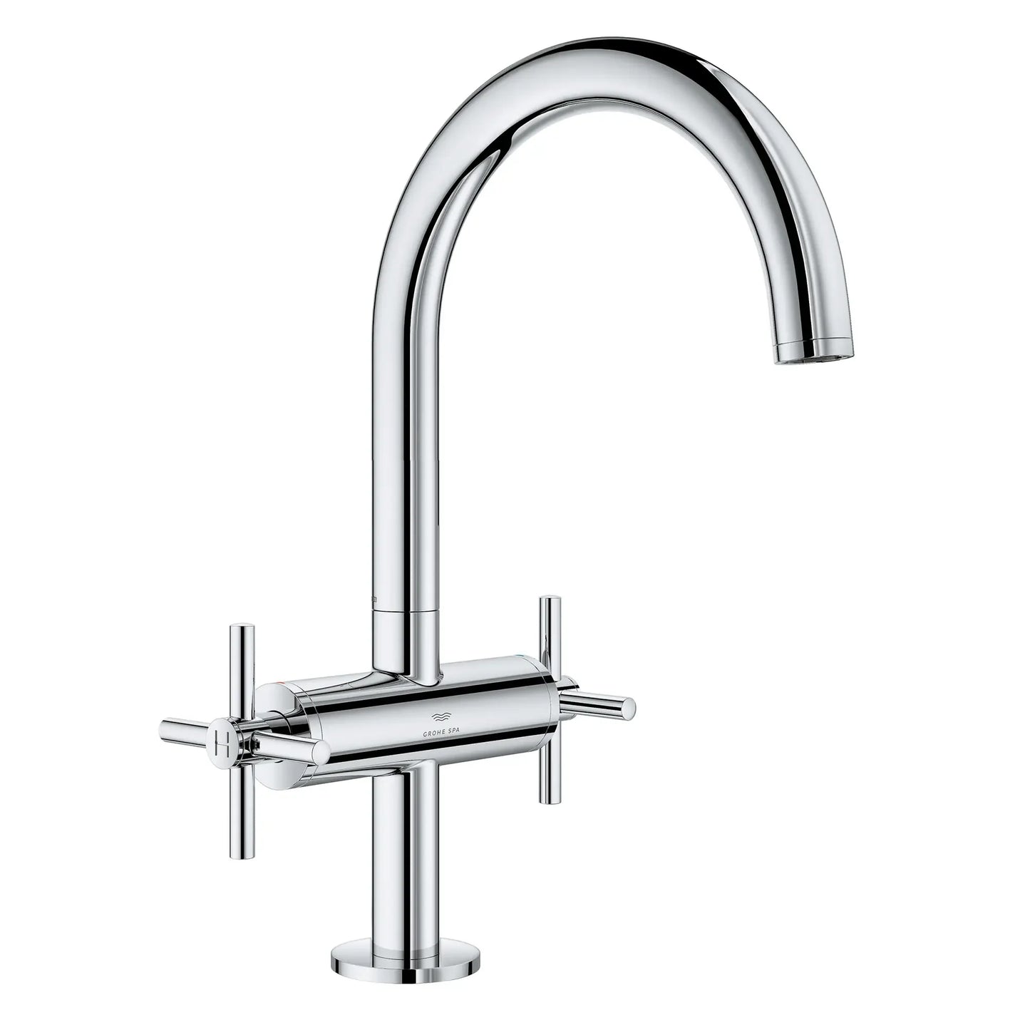 Grohe Atrio New Single Hole Two-Handle L-Size Bathroom Faucet without Handles, 1.2 GPM (4.5 L/min) - 21146