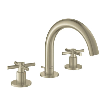 Grohe Atrio New 8-inch Widespread 2-Handle S-Size Bathroom Faucet without Handles, 1.2 GPM