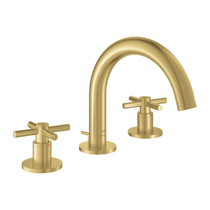 Grohe Atrio New 8-inch Widespread 2-Handle S-Size Bathroom Faucet without Handles, 1.2 GPM
