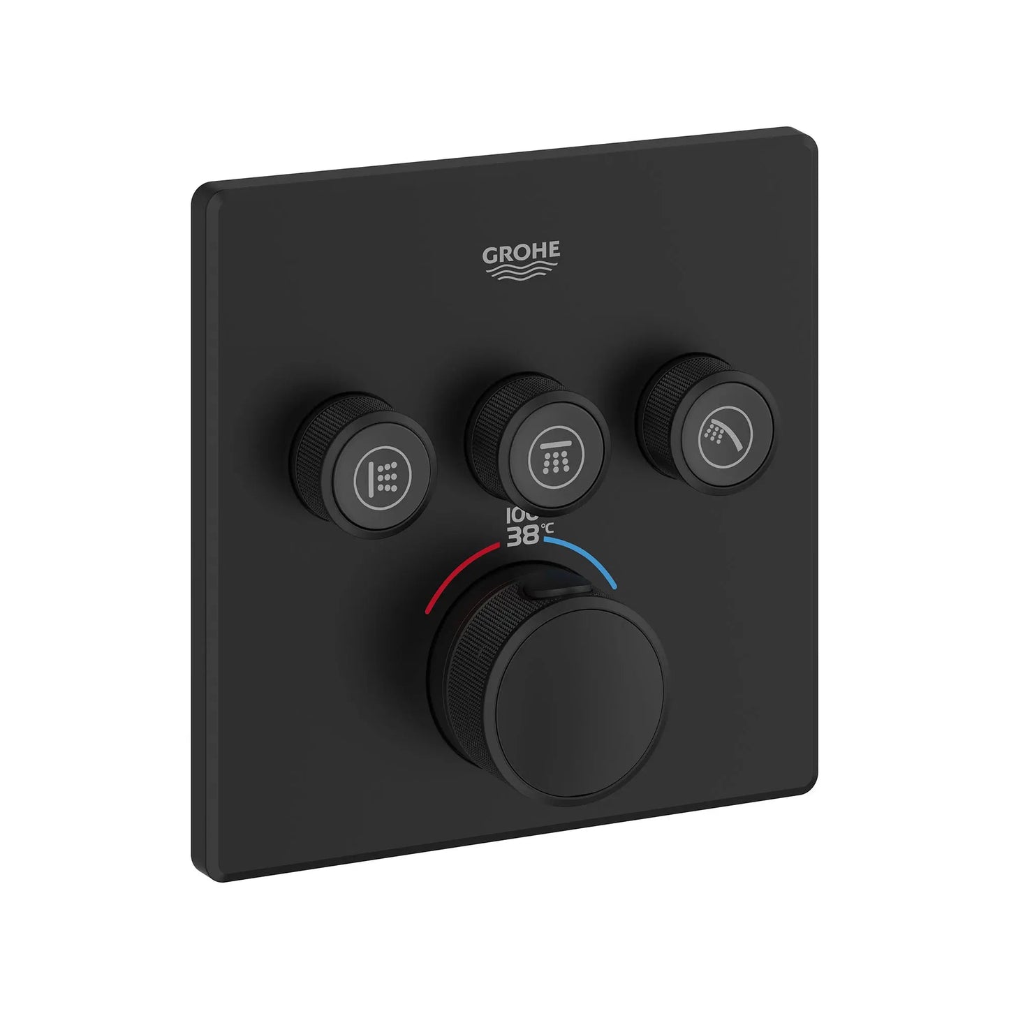 Grohe Grohtherm Smartcontrol Triple Function Thermostatic Valve Trim - 29142