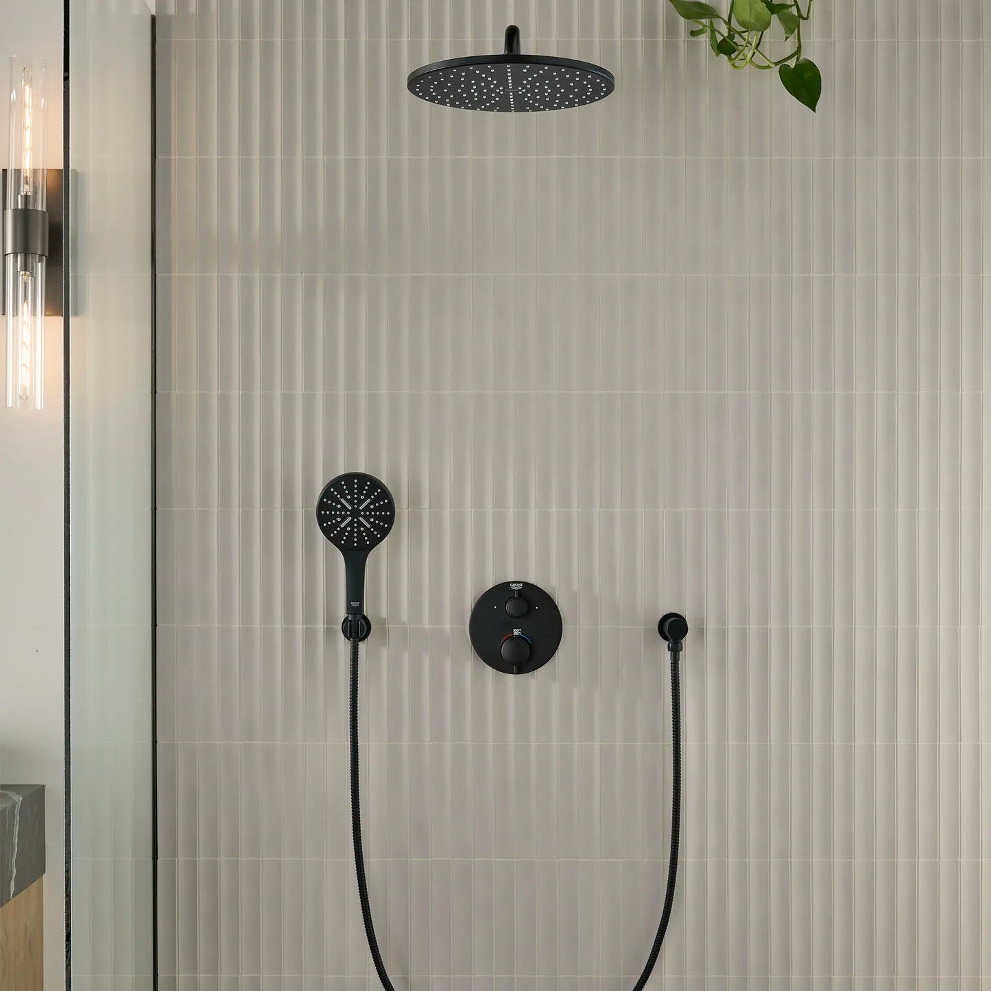 Grohe Rainshower 310 Mono Shower Head, 12" - 1 Spray, 6.6 L/min (1.75 gpm) - 26569