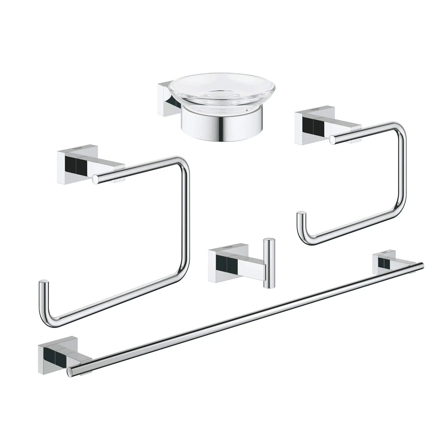 Grohe Essentials Cube 5-in-1 Accessory Set - 40758