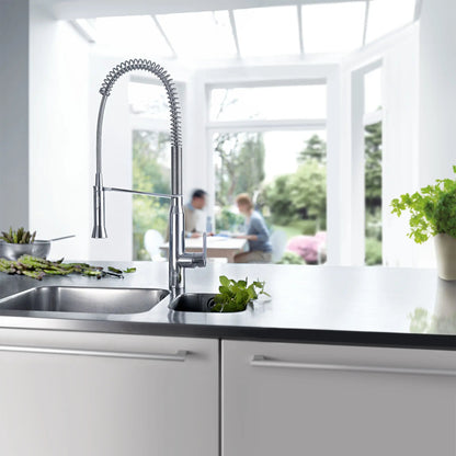 Grohe K7 Single-Handle Semi-Pro Dual Spray Kitchen Faucet 1.75 GPM