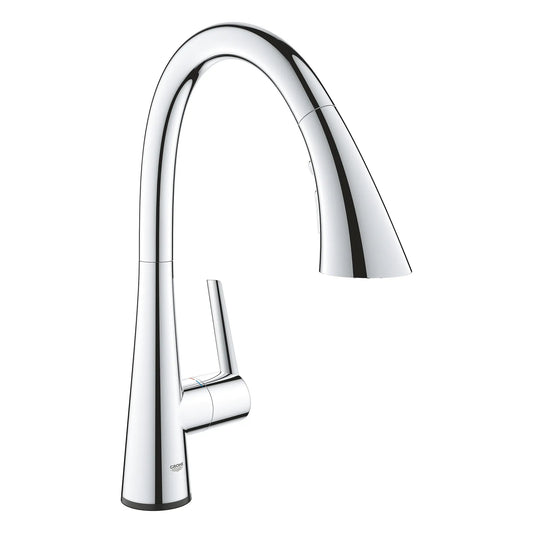 Grohe Single-Handle Pull Down Kitchen Faucet Triple Spray 6.6 L/min (1.75 gpm) with Touch Technology - 30205