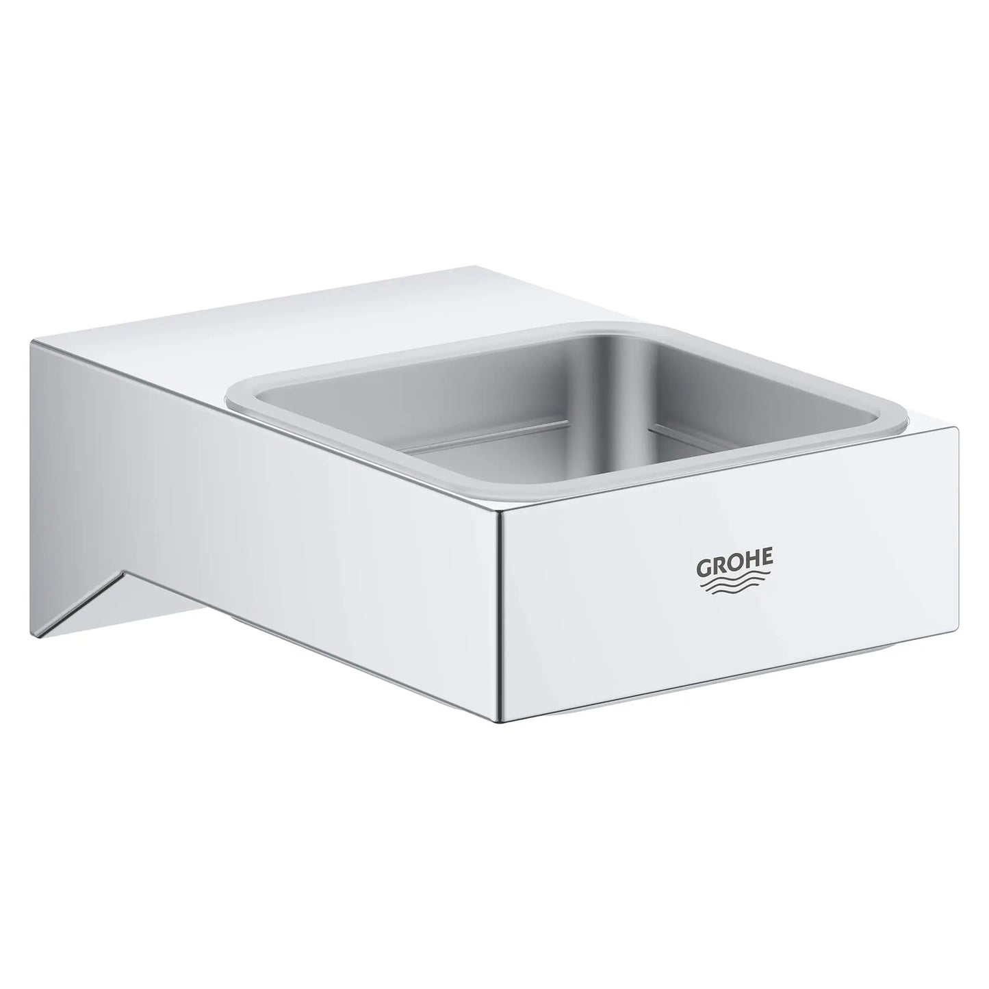 Grohe Selection Cube Holder For Glass, Soap Dish Or Soap Dispenser - 40865