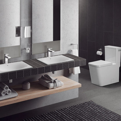 Grohe Eurocube 2-piece 4.8 Lpf (1.28 gpf) Right-Hand Trip Lever Right Height Elongated Toilet - 39662